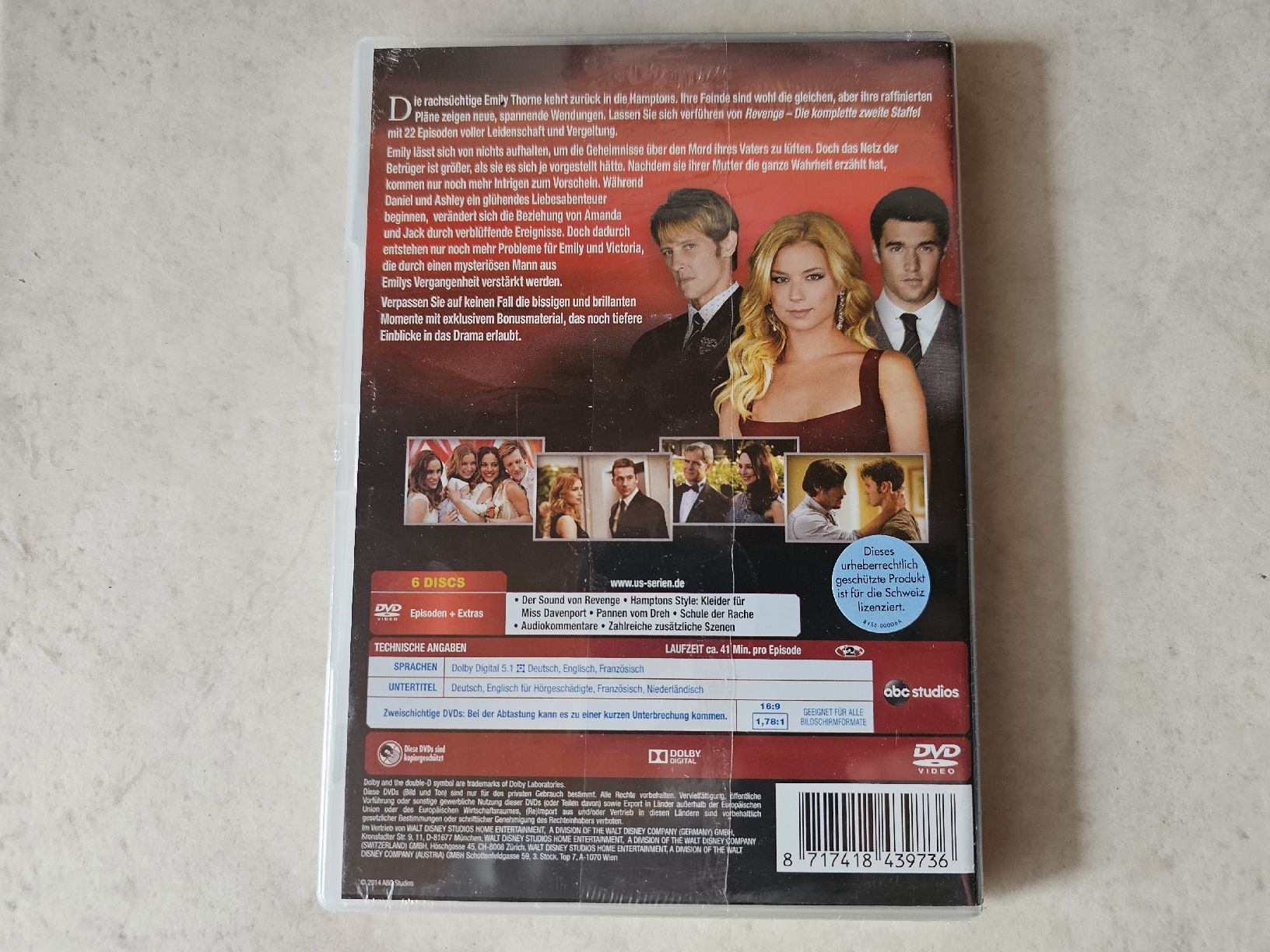 Alle DVDs: Revenge  -  Staffel 2  /  Fabrikneu – Neu und originalverpackt aus Schneisingen von backstore24 1