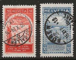 CH167 - UPU 1924 vollstempel