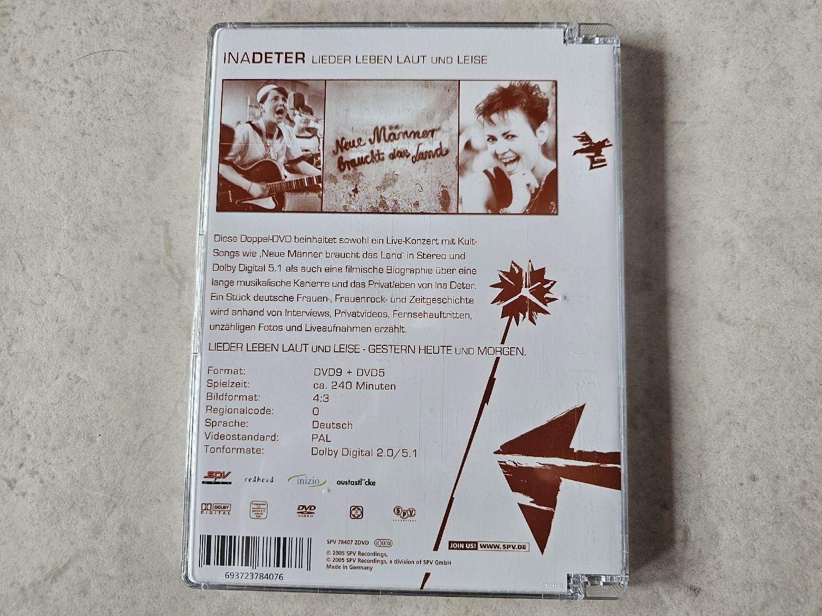 Alle DVDs: Ina Deter  -  Lieder Leben Laut und Leise / 2 DVD – Gebraucht aus Schneisingen von backstore24 1
