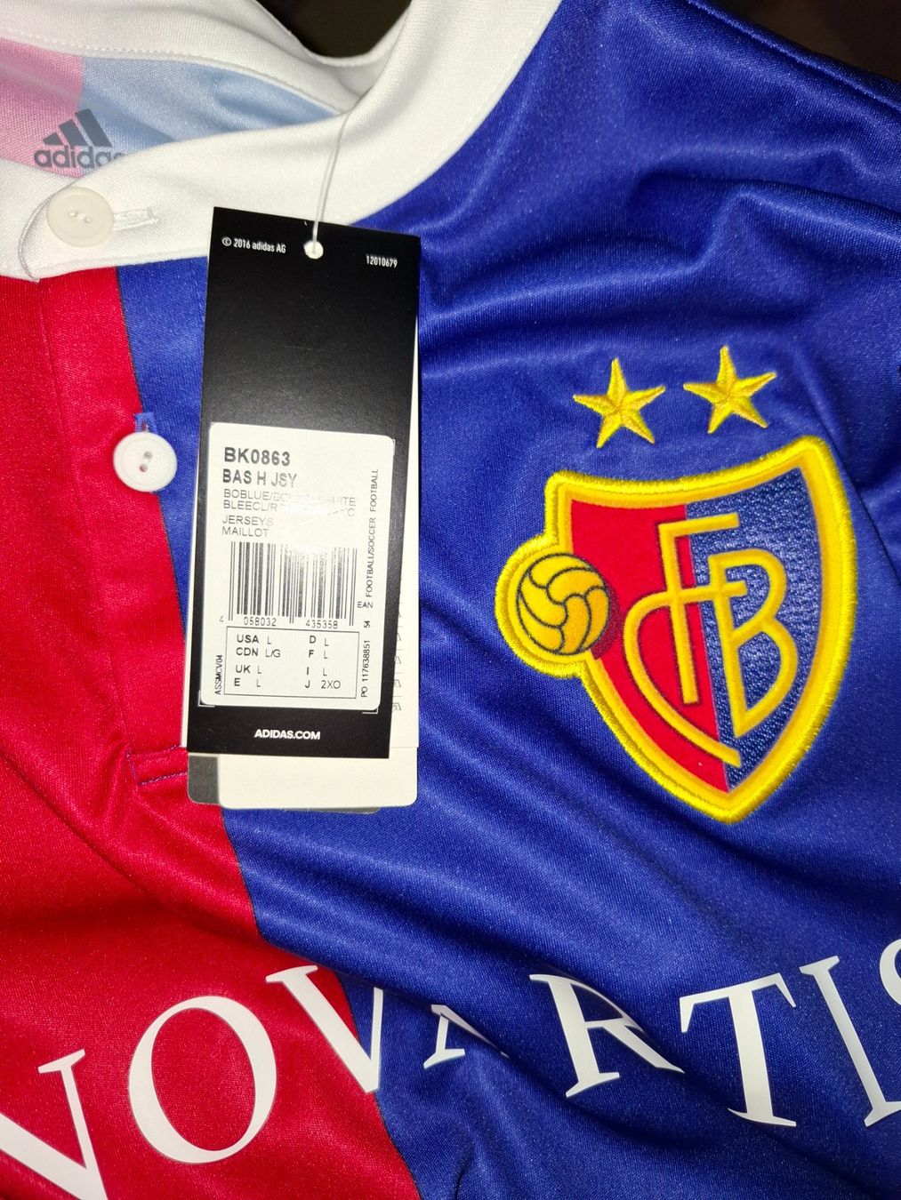 Adidas Leibchen & Hosen: FC Basel Trikot #14 Stocker – Neu (gemäss Beschreibung) aus Ammerswil AG von Treemountain 4