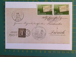 Ansichtskarte Zürich 4 PTT-Museum Schweiz gebraucht