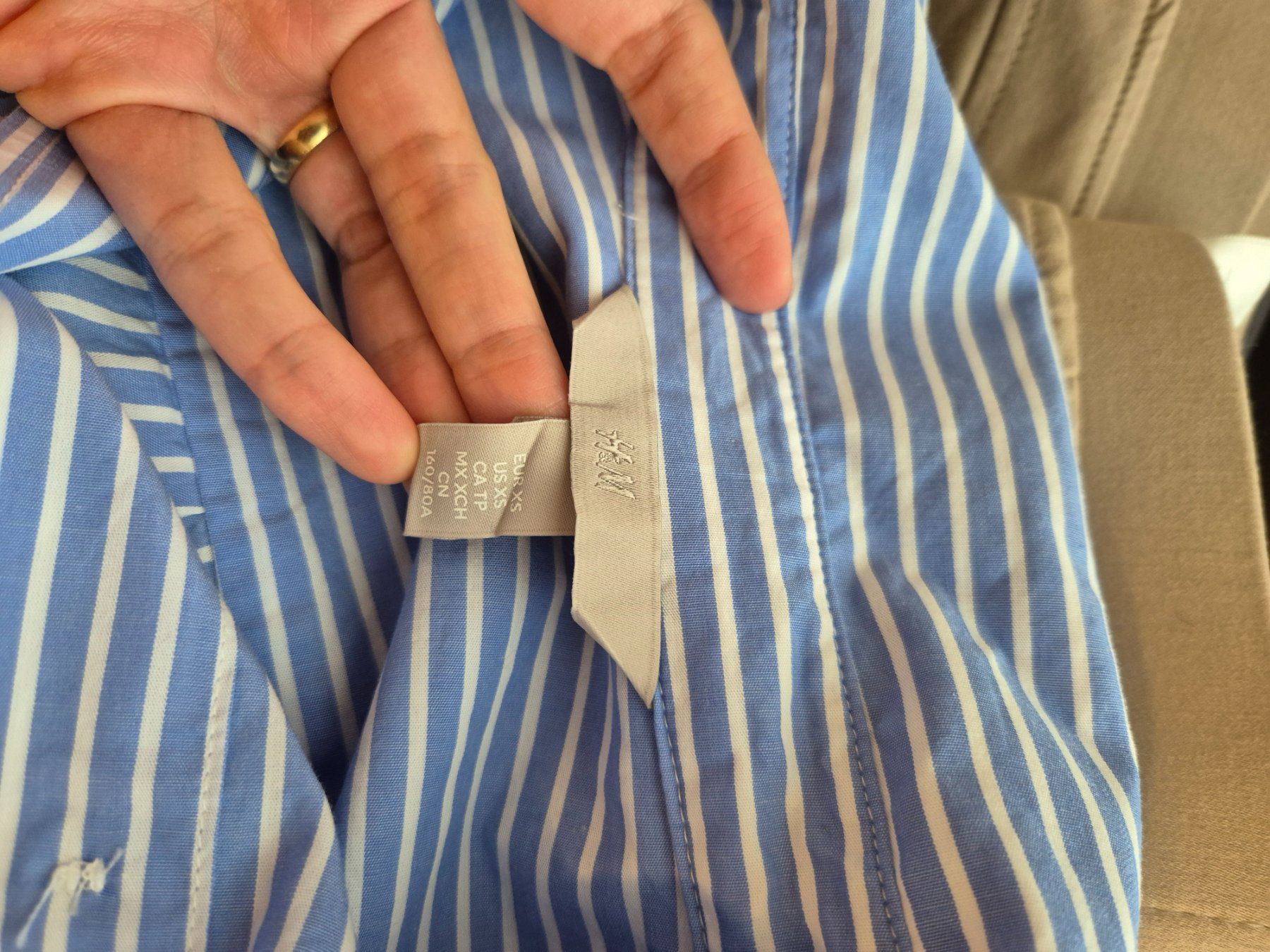H&M Camicette: Oversize Hemd 100% Baumwolle – Usato da Kloten venduto da gupnik 2