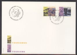 2001, FDC, Dauermarken Tourismus II