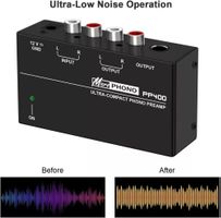 Vorverstärker Ultrakompakter Phono Plattenspieler Phonograph