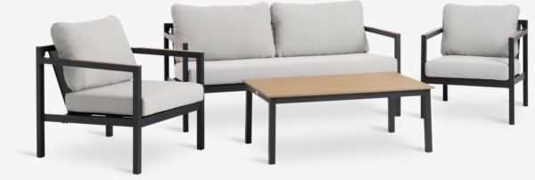 Jysk Set de table et chaises: Lounge-Set BEJSTRUP 4 Pers. grau – Neuf (Voir description) à Bern par eunice.m