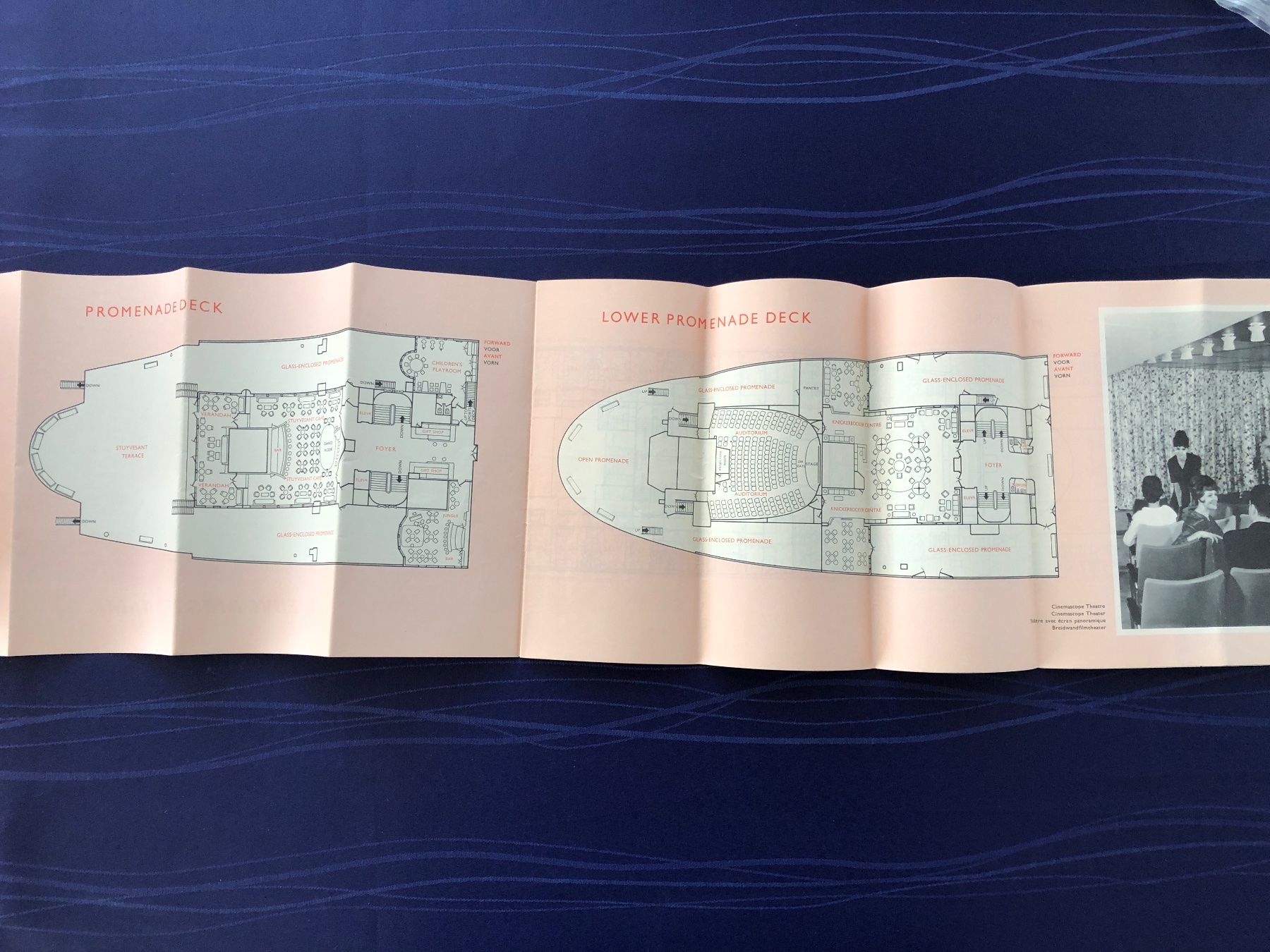 Documenti: Prospekte Deckpläne Dampfer SS NIEUW AMSTERDAM der HAL – Usato da Steffisburg venduto da bwt56 3