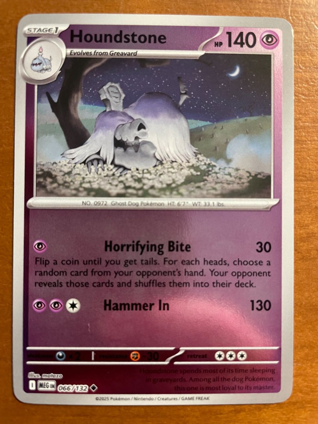 Pokémon Carte collezionabili: Pokemon Houndstone Reverse (Versand gratis) – Nuovo (secondo la descrizione) da Chur venduto da Angerson