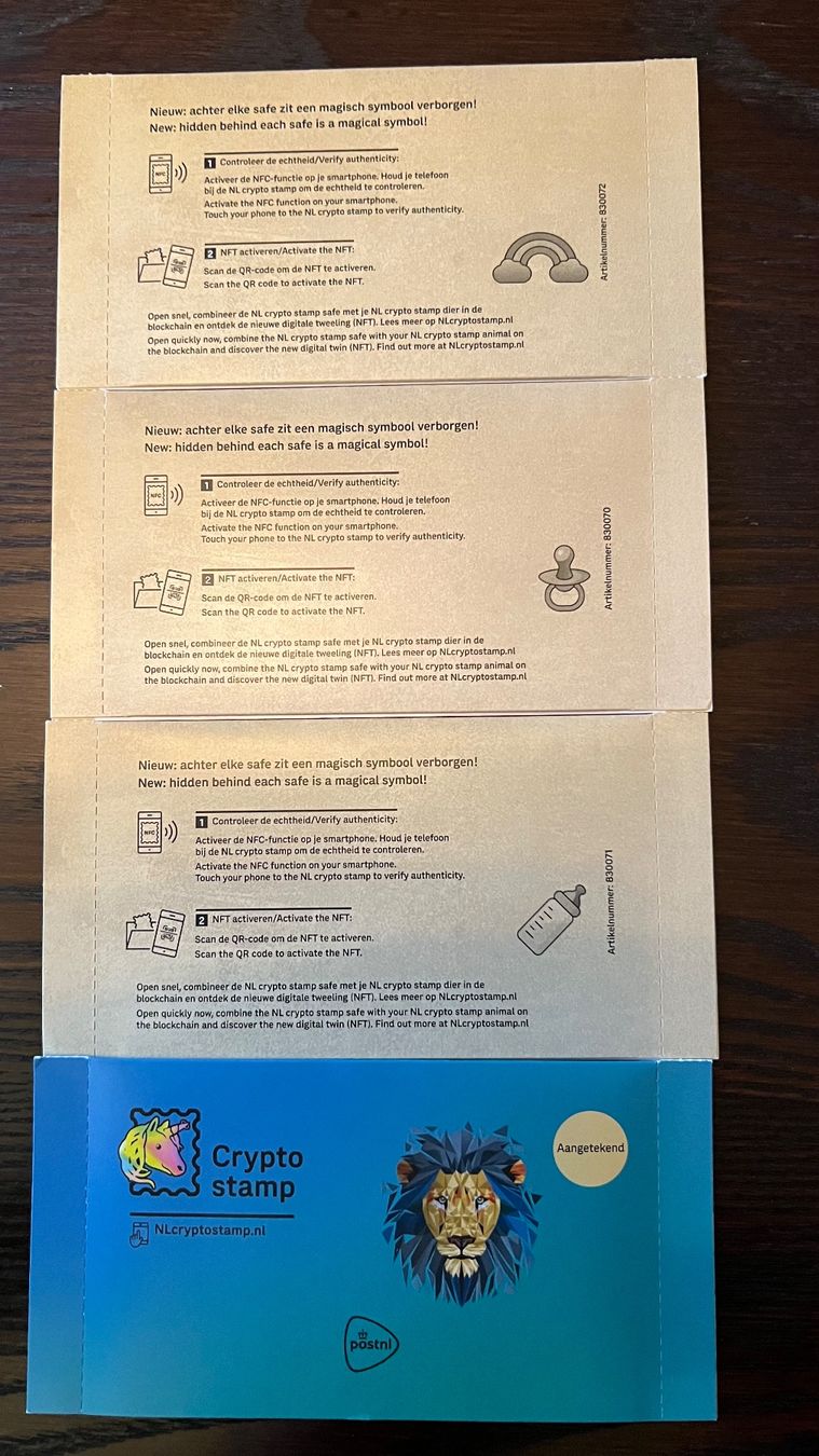 Kryptobriefmarke NL 5.1 Set Safe inkl. Regenbogen und Löwe (Neu und  originalverpackt) in Zug für CHF 600 – mit Lieferung auf Ricardo kaufen