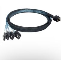 🔌SFF-8643 4xSATA (1m) Kabel ⛓️⛓️
