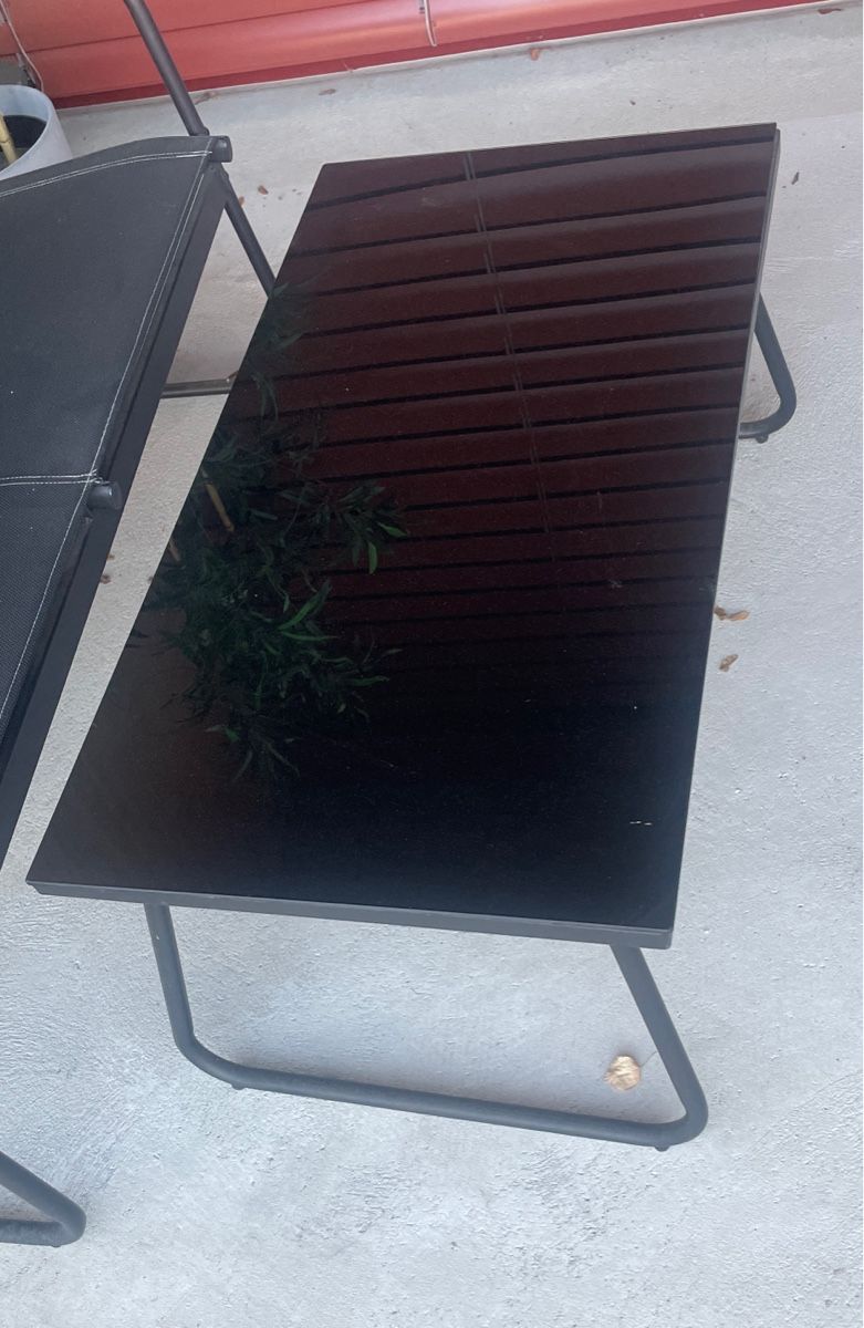 Tavoli: Gartentisch / Loungetisch schwarz – Usato da Aarau Rohr venduto da Shana_ 1