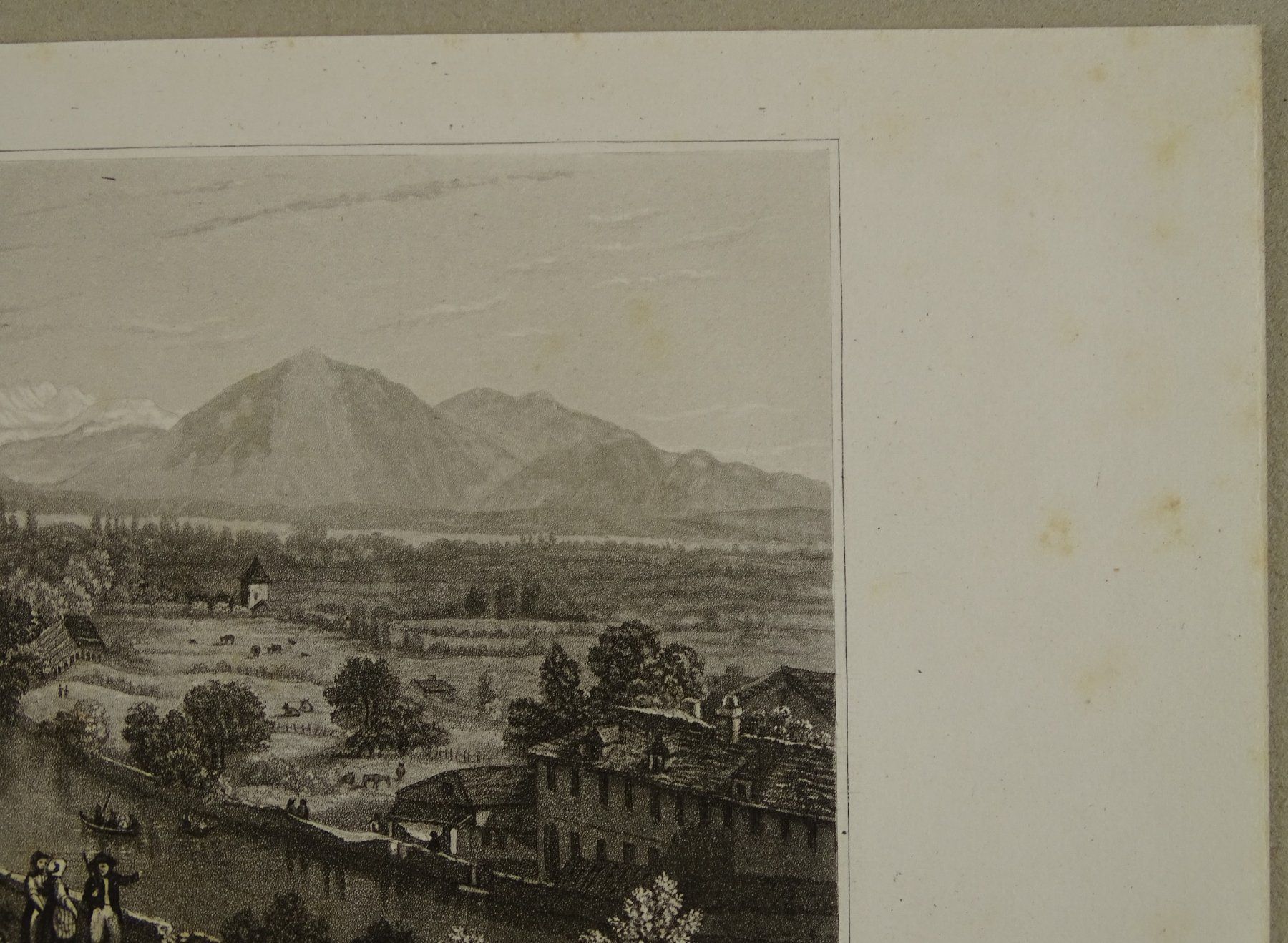 Incisioni: THUN AQUATINTA UM 1820 – Usato da Grüningen venduto da Kartensammler 4