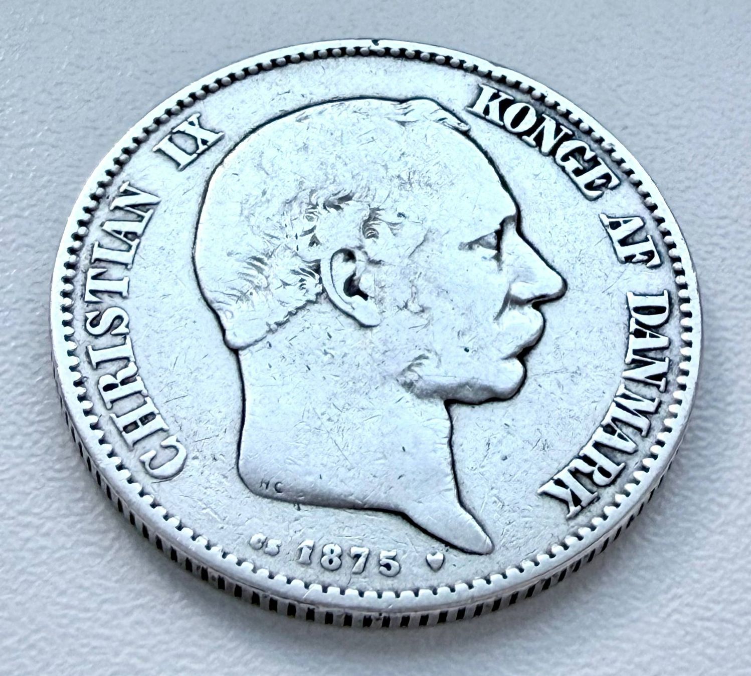 Tutti le monete: 2 Kroner 1875 Danmark Silber – Usato da Sissach venduto da Valeriika