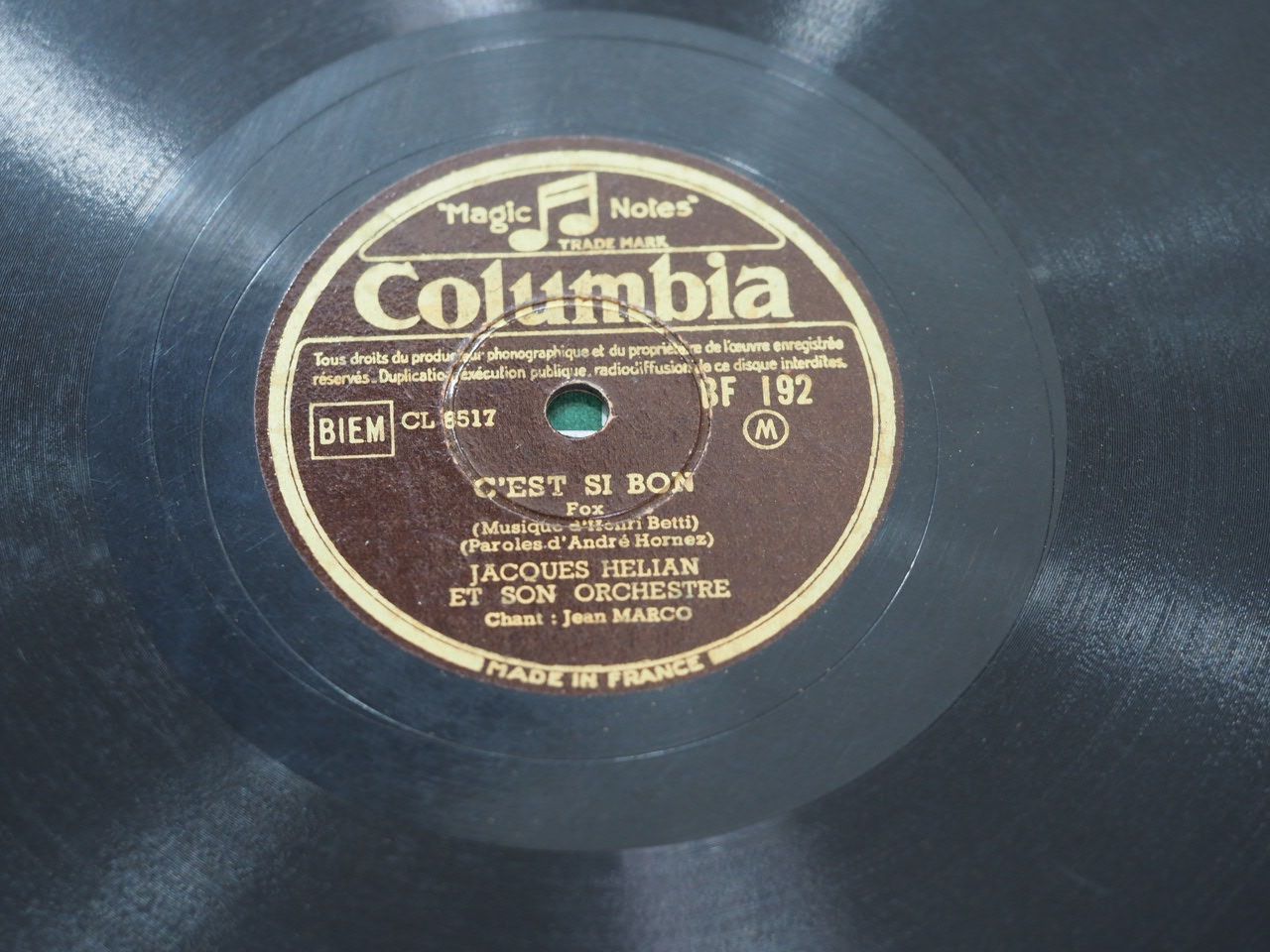 Dischi in vinile: DISQUES 78 TOURS – Usato da Lausanne venduto da Leag 7