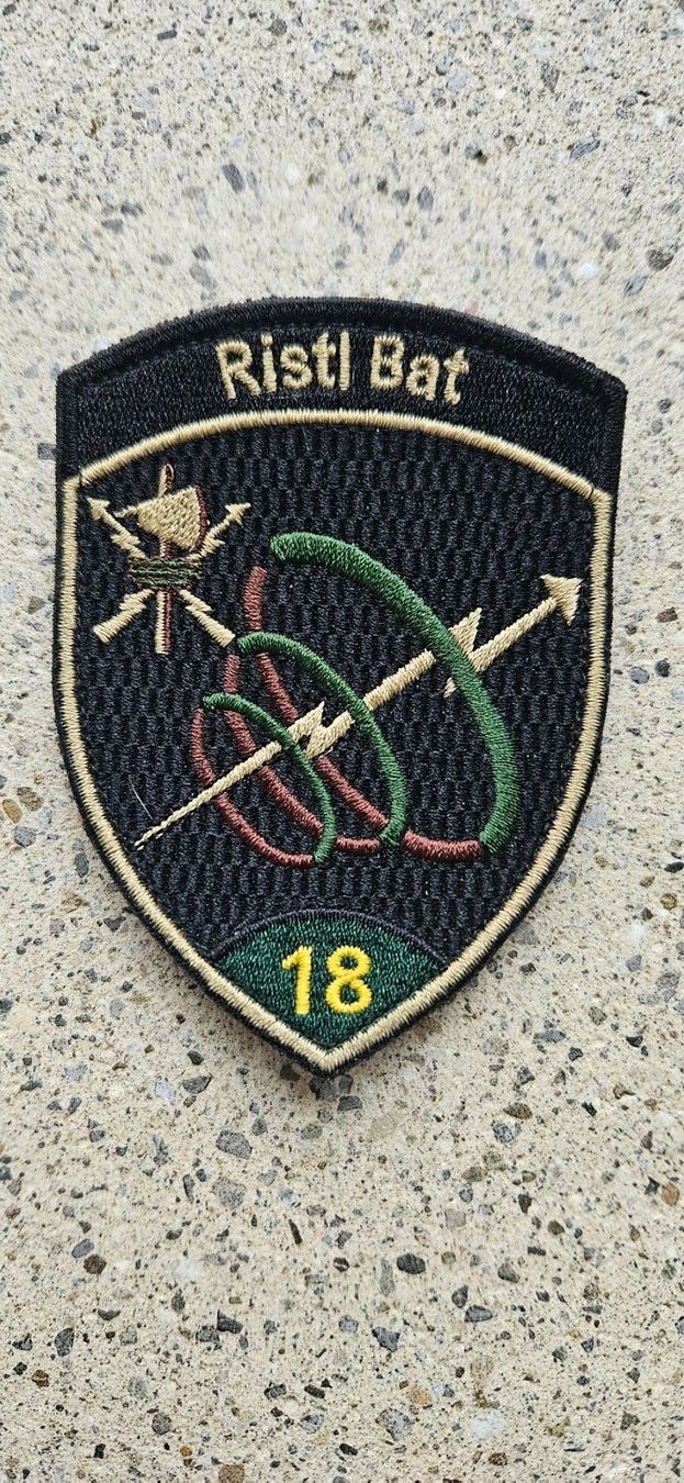 Schweizer Armee Placchette & Badge: *** Badge Ristl Bat mit klett *** – Nuovo e nell'imballaggio originale da Riedholz venduto da fr_sIruP