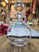 Kristall Karaffe mit Stopfen, Baccarat (DR)