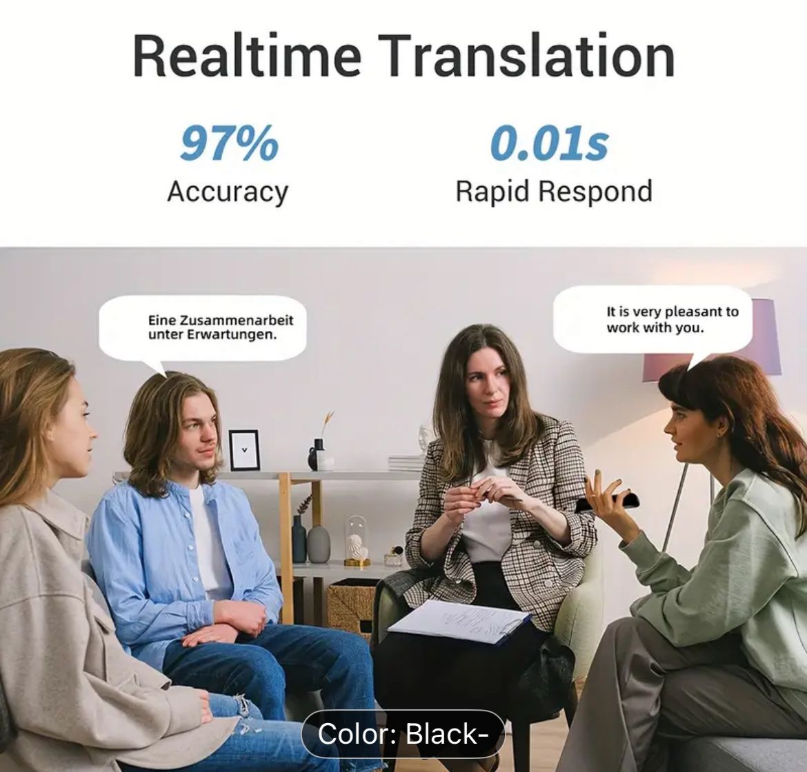 Registratori: Portable 137-Language Bluetooth Translator Device – Nuovo e nell'imballaggio originale da Bülach venduto da figop 2