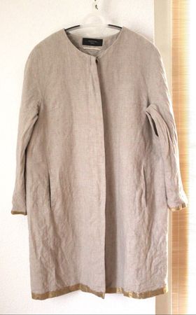 Sommerlicher Damen Mantel, Weekend Max Mara Leinen, Gr.42
