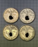Lot 2 Reichsmark 1939 A,D, F, J
