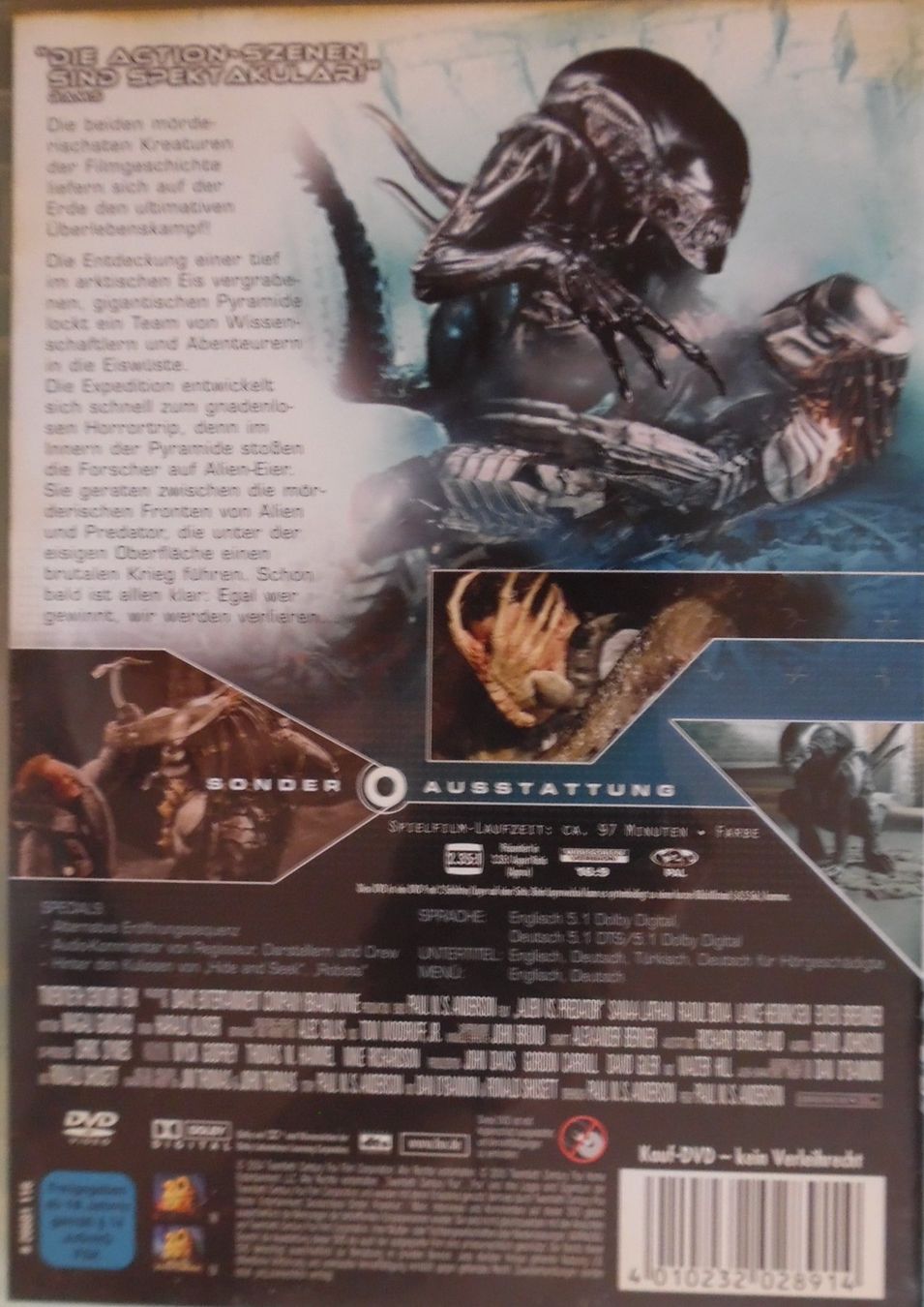 Tutti i DVDs: Alien vs. Predator – Usato da Bellinzona venduto da Luna093 2