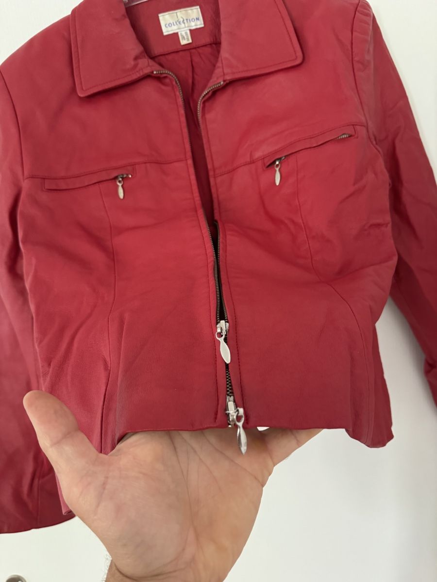Giacche: Echte Lederjacke Rot, Damen, Gr. 40 fit M – Nuovo (secondo la descrizione) da Wetzikon ZH venduto da Jan_wojt 4