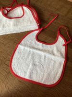 TAWA Latz/Lätzchen 2Stk. NEU / 100% Cotton / Nähen Sticken