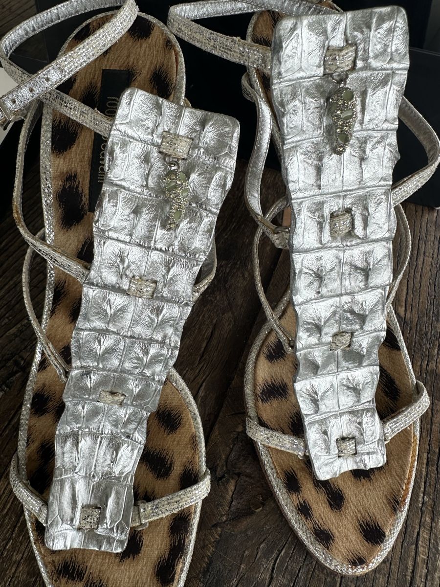 Roberto Cavalli Damenschuhe: Roberto Cavalli 41 Kroko - 1 Mal getragen – Gebraucht aus Wollerau von NinaWollerau 1