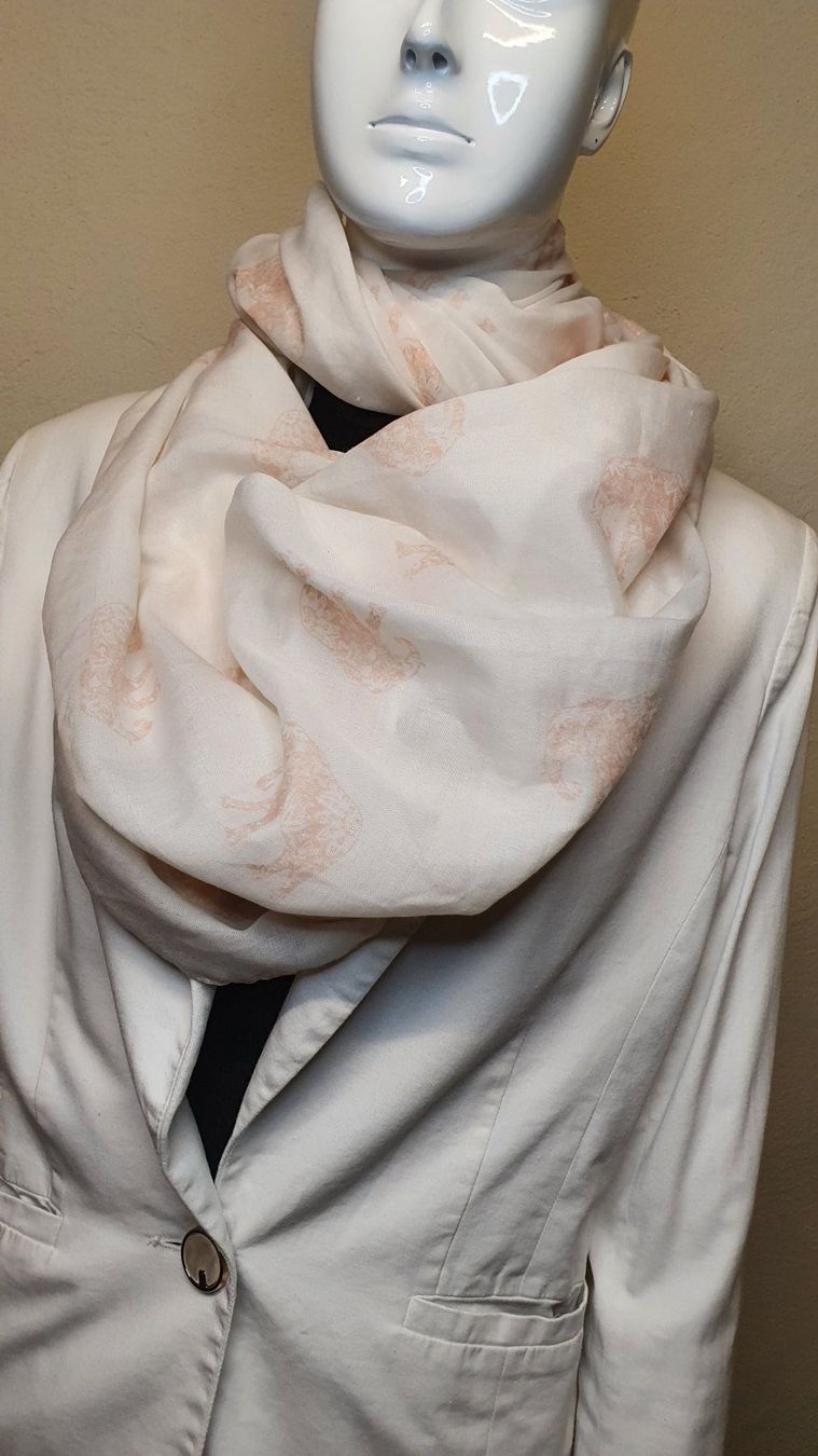 Foulard & Sciarpe: Elefant motiv rundschal – Usato da Wald ZH venduto da Martin79 3