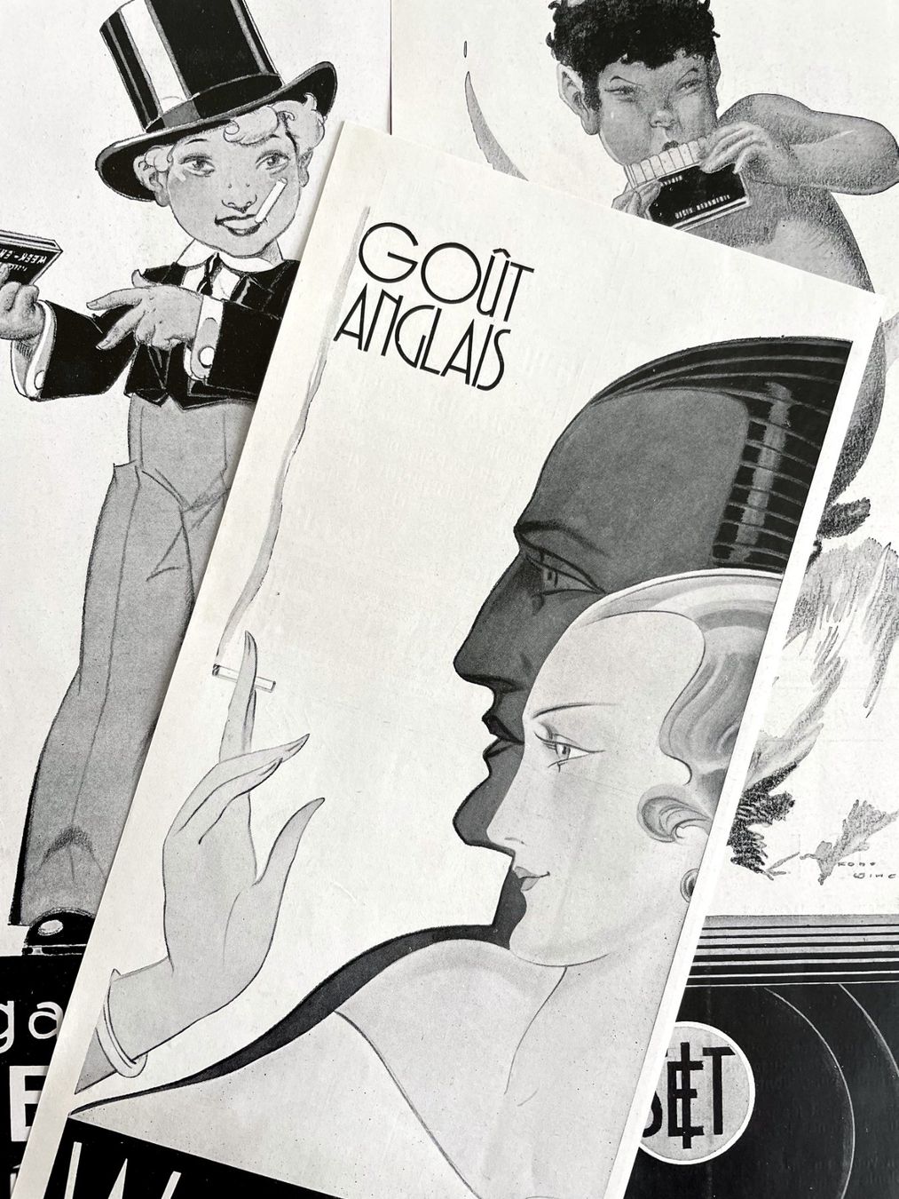 Foto & Immagini: Week-End Cigarettes - 4 alte Werbungen / Publicités 1933/36 – Usato da Savagnier venduto da Ne2065