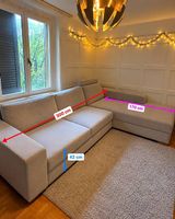Modernes IKEA Ecksofa mit Liegefläche  300 cm