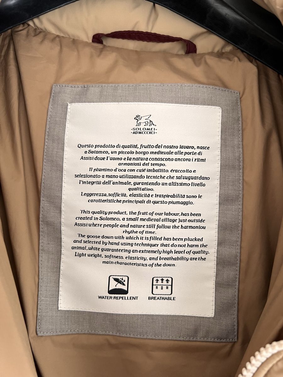 Brunello Cucinelli Giacche: Brunello Cucinelli Jacke, Beige, Gr. 54 – Nuovo (secondo la descrizione) da Wohlen AG venduto da jan_96v5 1