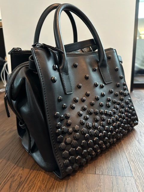 Dsquared2 Borse da donna: Dsquared2 Neuwertige Lederhandtasche schwarz – Usato da Kriens venduto da spafra76 1