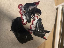 Inlineskates Graf Grösse 37 mit Protektoren 