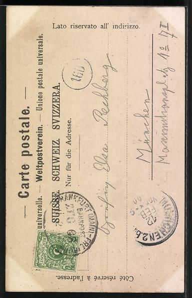 Cartes postales: AK Basel, Strasse am Spalenthor, 1900 – D'occasion à Berlin par bartko-reher 1