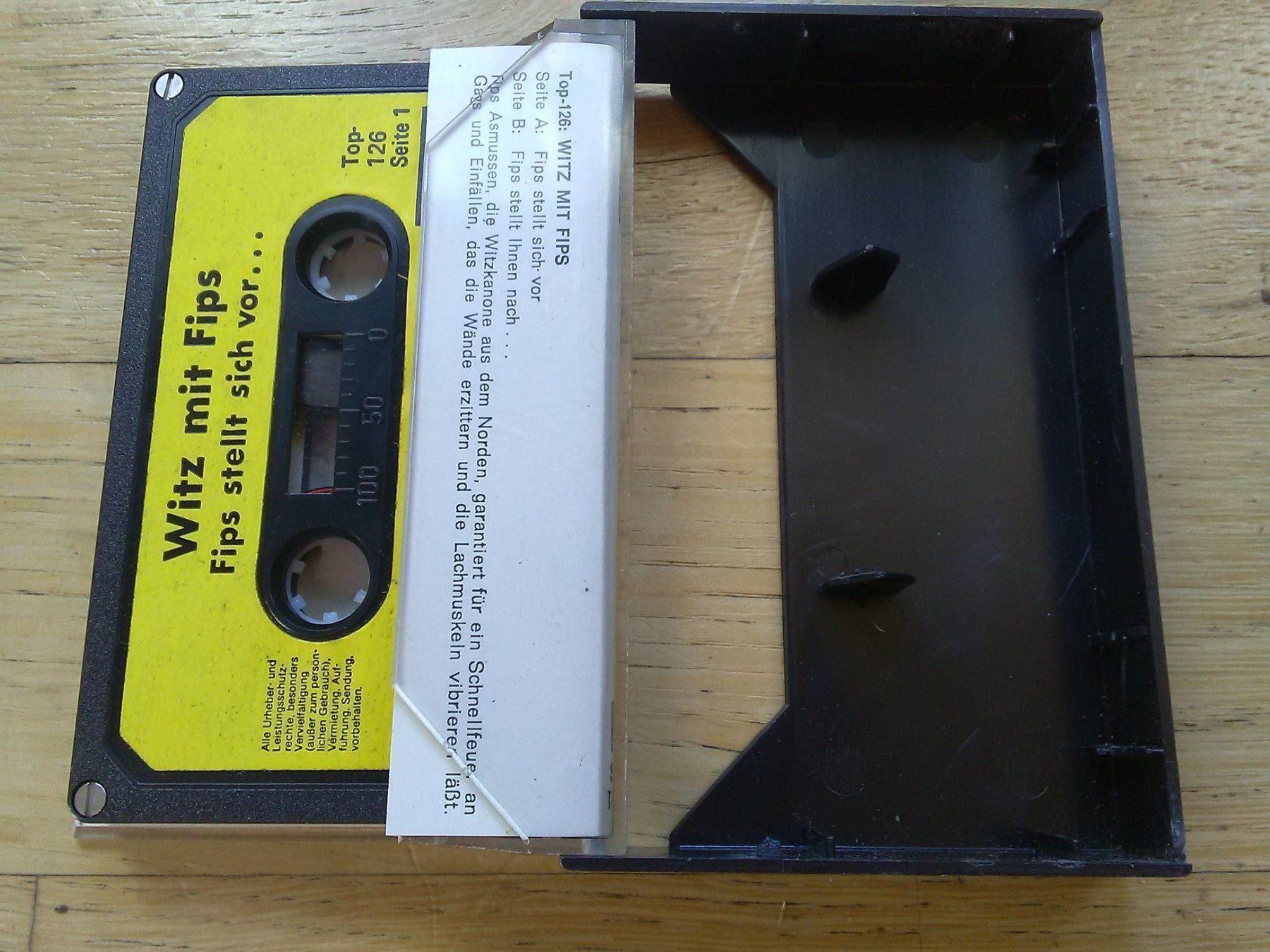Musicassette: Witz mit Fips    (MC - >Top-126) – Usato da St.Galllen venduto da elkaphone 3