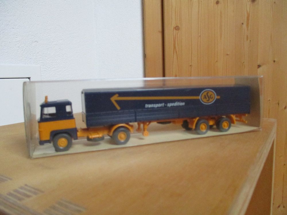 Wiking Scania 111 Containersattelzug Siemens (Gebraucht) in Elm für CHF