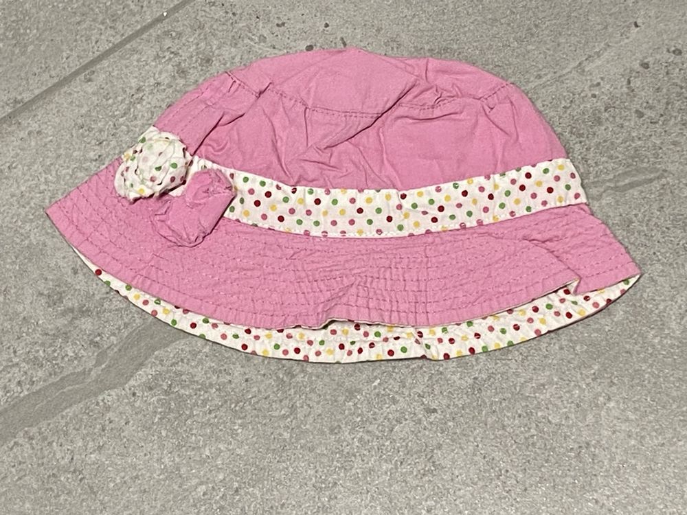 Chapeau de soleil Made in France rose à fleurs O sole mio
