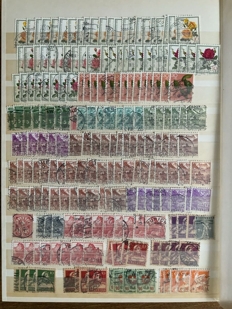 Tutti i francobolli: Briefmarken Schweiz 6 Seiten – Usato da Binningen venduto da chr_cr5n 5