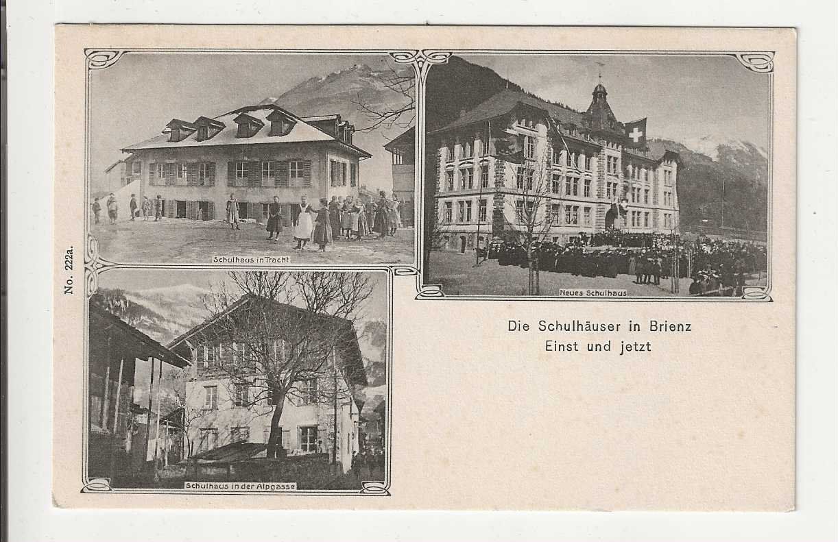 Cartoline postali: Brienz, ca 1920 – Usato da Spiez venduto da Niesen20