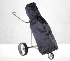 Regencover, Regenhülle, Golfbag, Schwarz, in Tasche, NEU