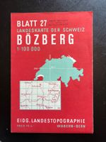 Bözberg, Landkarte 1965