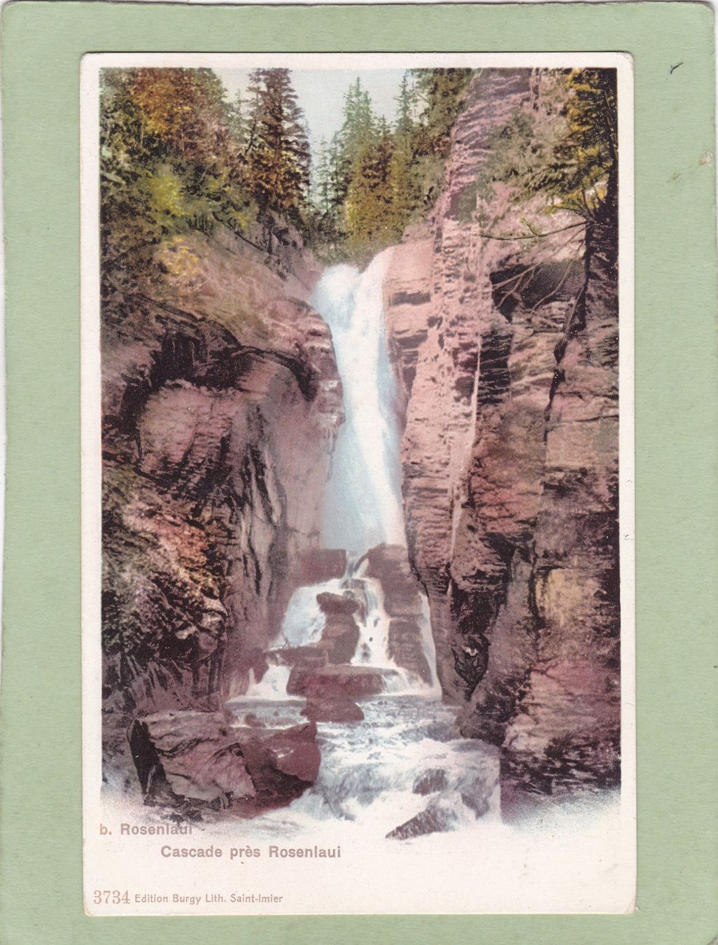 Cartes postales: Rosenlaui Cascade – D'occasion à Herisau par Lisegrat2008