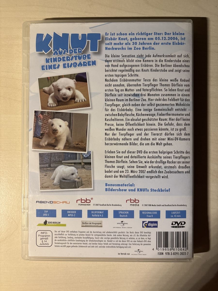 Tous les DVDs: Knut (2904) – D'occasion à Ruswil par Slivio_ 1