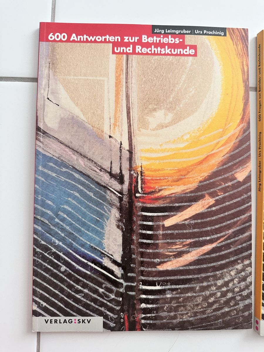 Libri: Betriebs und Rechtskunde Fragen+Antworten – Usato da Winterthur venduto da nik_pr58 1