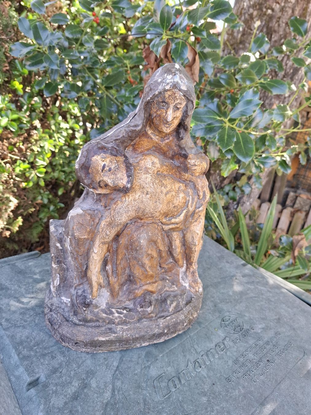 Skulpturen & Statuen: statut piéta bois – Gebraucht aus Villeneuve von BibiVintage 7