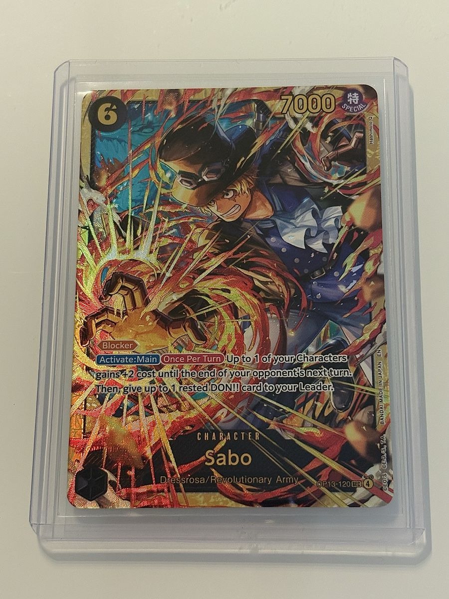 Bandai Carte collezionabili: One Piece TCG - Sabo OP13-120 – Nuovo (secondo la descrizione) da Pieterlen venduto da Mira_o7