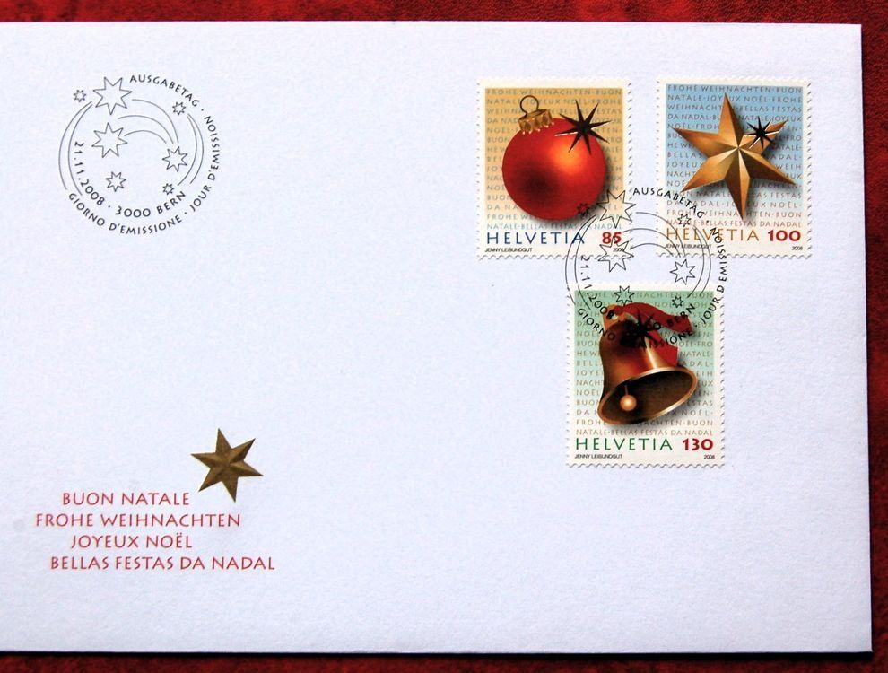 Tutti i francobolli: Suisse - 7 FDC différentes – Usato da Gland venduto da pas_wxw 1