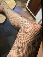 Collant Calzedonia rete a pois neri - Taglia S/L- Nuove!