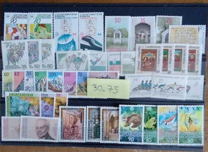 Tutti i francobolli: Briefmarken Liechtenstein postfrisch Fr. 269.95 – Nuovo (secondo la descrizione) da Basel venduto da TokenID1 4
