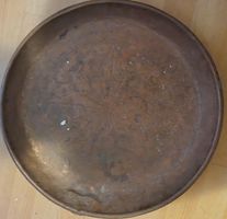 Kupferteller mit Muster gebraucht ca. 30cm Durchmesser