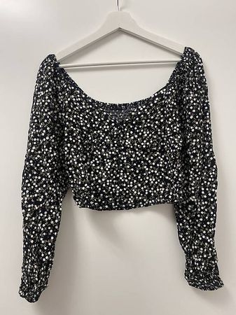 Top mit Blumenmuster